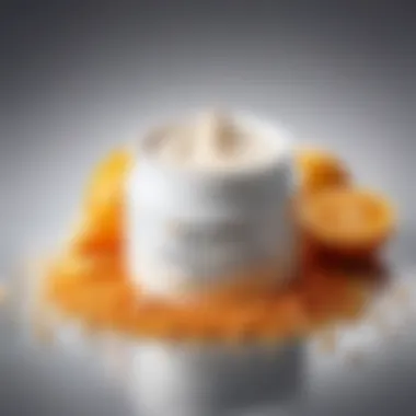 Ingredients of Hair Cream Illustration of hair cream ingredients