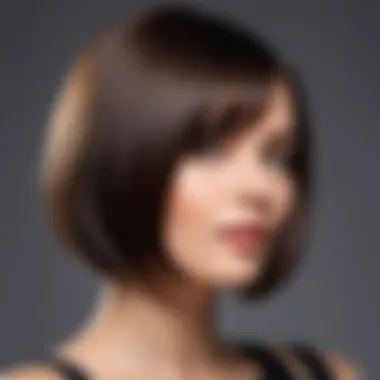 Chic bob cut for fine hair