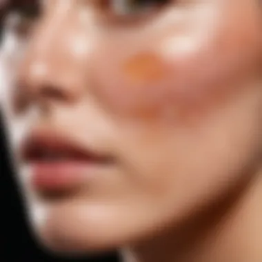 Skin Regeneration Process Healthy skin regeneration process