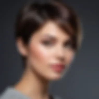 Soft Layered Short Hair for Heart-Shaped Face Soft layered cut for heart-shaped face