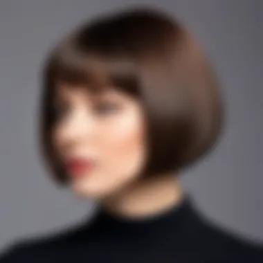 Chic bob haircut showcasing elegance and versatility