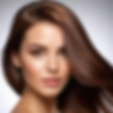 Silky Smooth Transformation Silky smooth hair showcasing the effects of argan oil