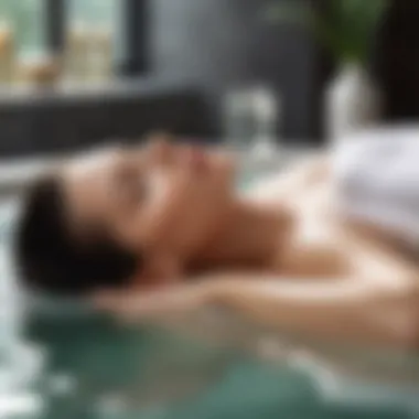 Relaxing with Glycerin A soothing spa setting with glycerin oil