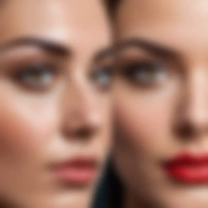 Comparison of professional versus at-home eyebrow shaping methods