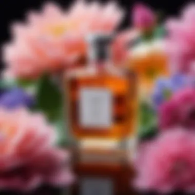 Essence of Flowers An artistic representation of essential oils derived from flowers.