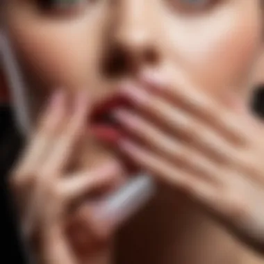 The Strength of Healthy Nails Close-up of healthy nails showcasing luster and strength
