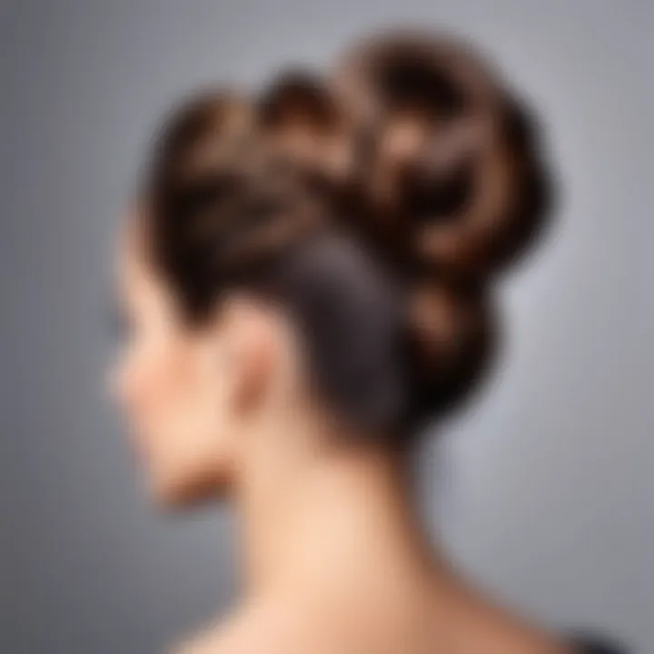 Sophisticated braided bun hairstyle