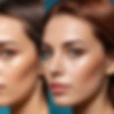 Transformative Effects of Hair Vinegar Before and after hair transformation using hair vinegar tonic