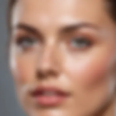 Focused Facial Exercises Close-up of facial exercises being performed with focus