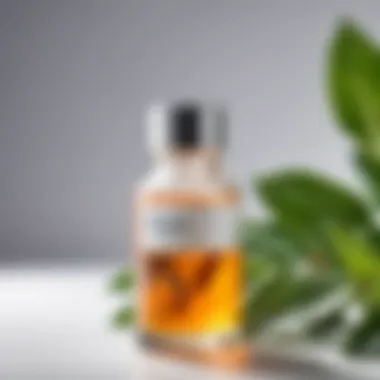 Close-up of Frudia Serum bottle with natural ingredients