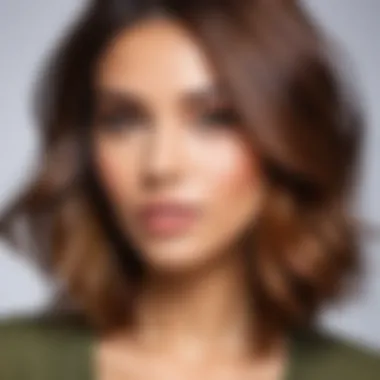 Trendy hair color styles that complement olive skin