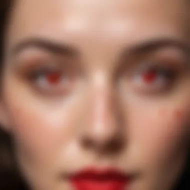 Effective skincare treatments for red dots under the eyes