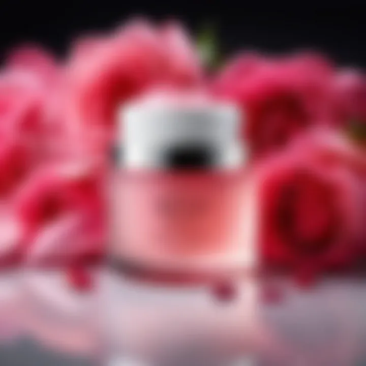 A luxurious skincare product infused with rose extracts.