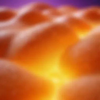 UV Damage to Skin Cells Illustration of UV rays damaging skin cells