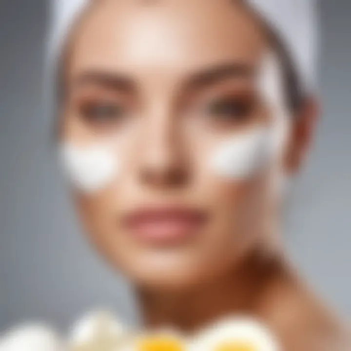 Effectiveness of egg whites for skin health