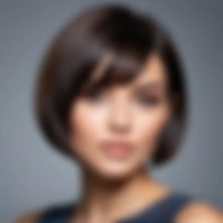 Chic round bob hairstyle perfect for various face shapes